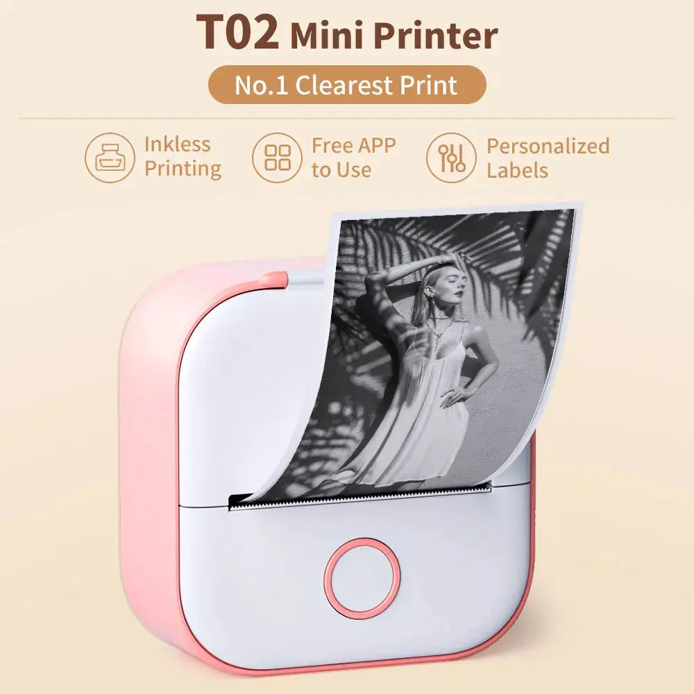 Phomemo T02 Mini Sticker Fotodrucker: Deine Kreative Drucklösung - Raffiniertedinge Phomemo T02 Mini Sticker Fotodrucker: Deine Kreative Drucklösung - Raffiniertedinge
